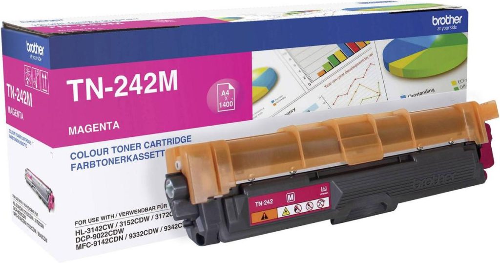 Brother TN242M Magenta 1400 Pages Original Toner