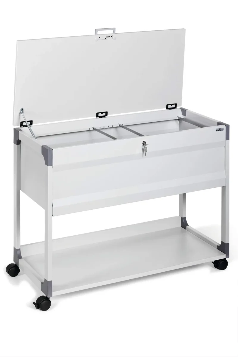Durable MULTI TOP File Trolley 100 Grey