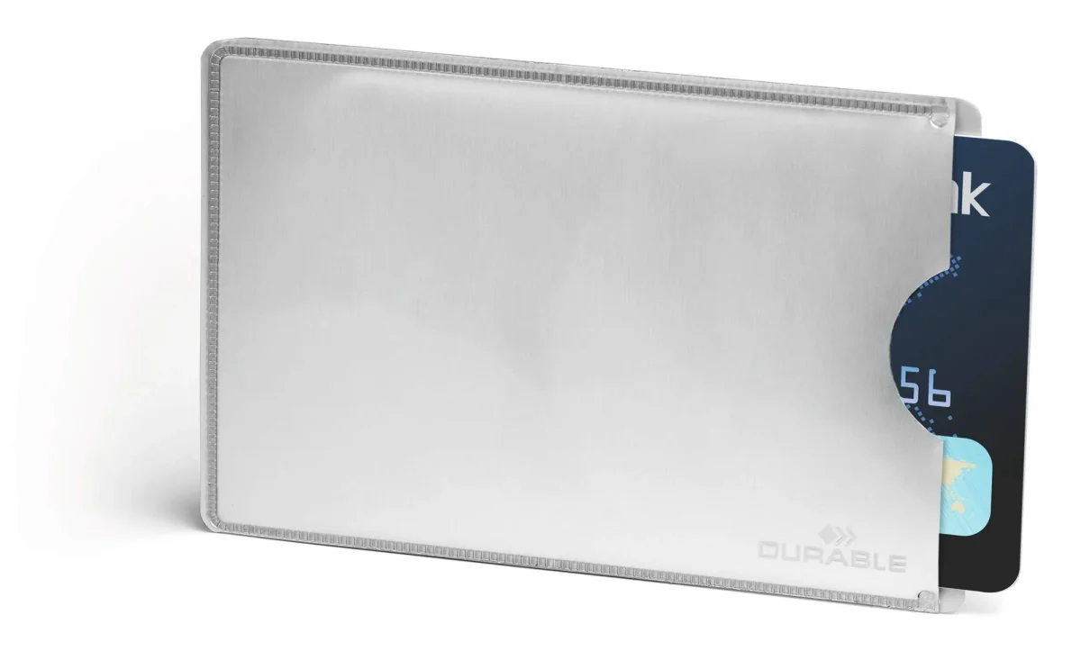 Durable RFID Credit Card Sleeve Silver (10)