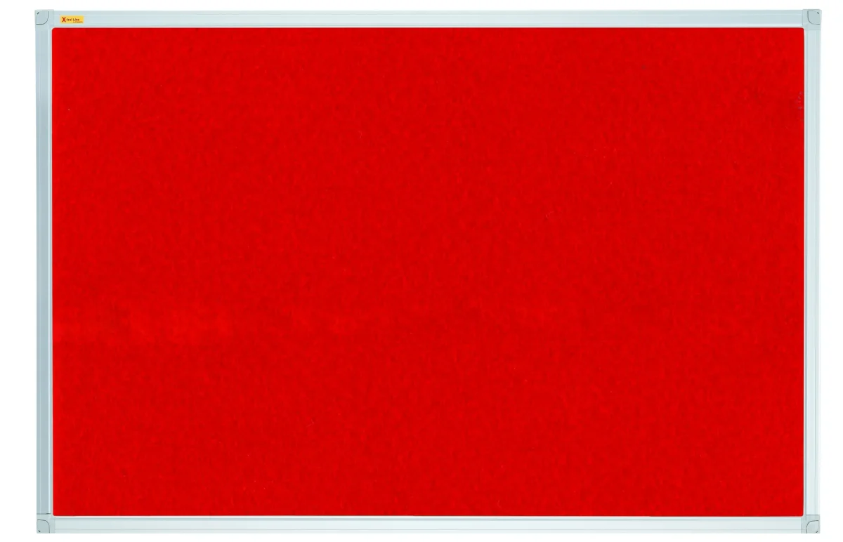 Felt Pin Board X-tra!Line 60 x 45 CM Red