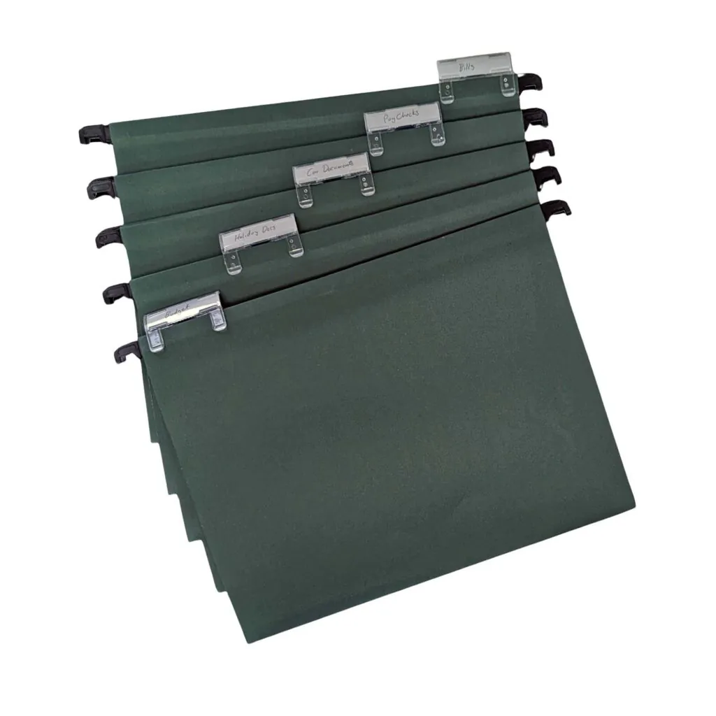 Suspension Files A4 Green - 10pk