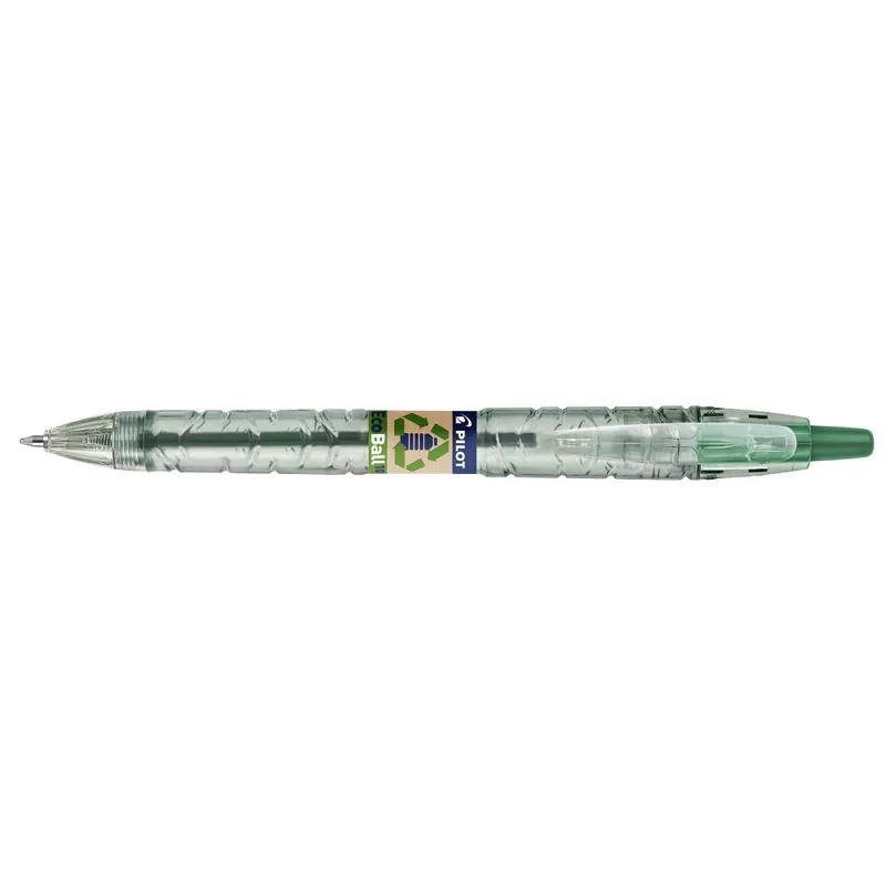 Pilot B2P Ecoball Ballpoint Pen BEGREEN Medium Green 1.0mm (10)