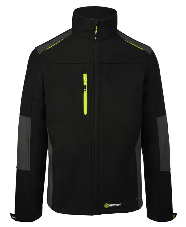 Flex Softshell Jacket Two-Tone Black/Grey 4XL