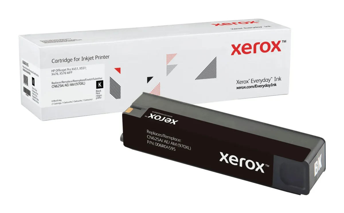 Xerox Everyday Ink For HP CN625AE 970XL Black Ink Cartridge 006R04595
